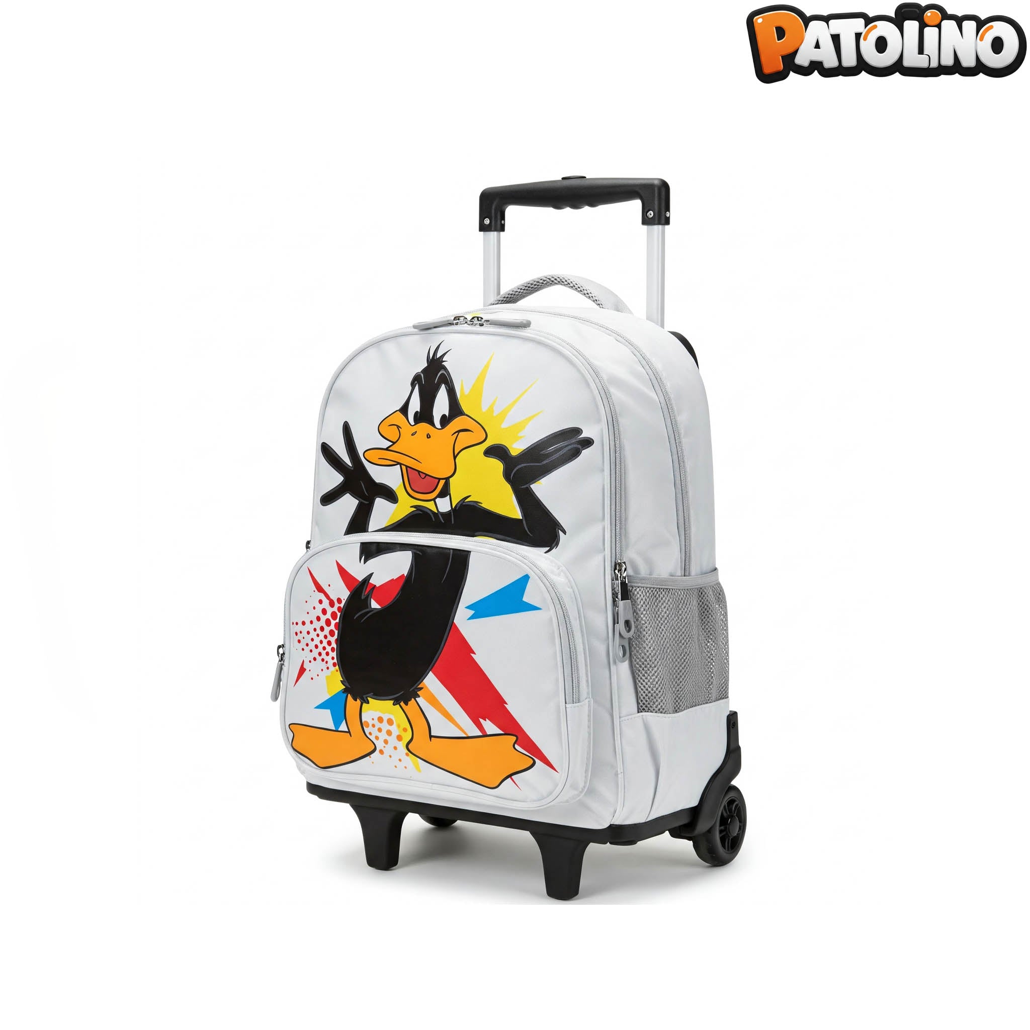 Mochila de Rodinha Patolino - White Clean